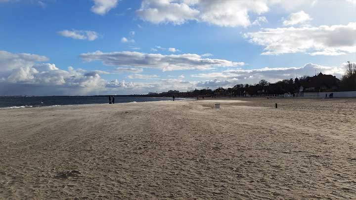 Strand von Jastrzebia Gora