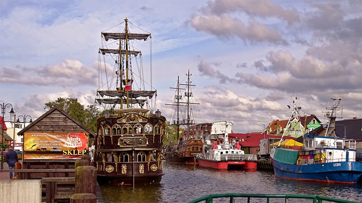 Hafen von Leba, Polen