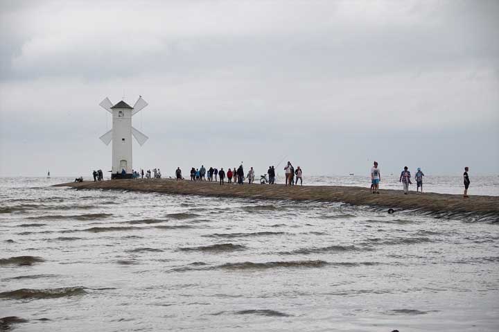 Windmhle in Swinemnde, Polen