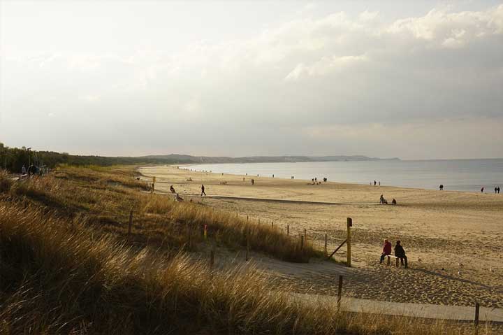 Strand bei Swinemünde, Polen